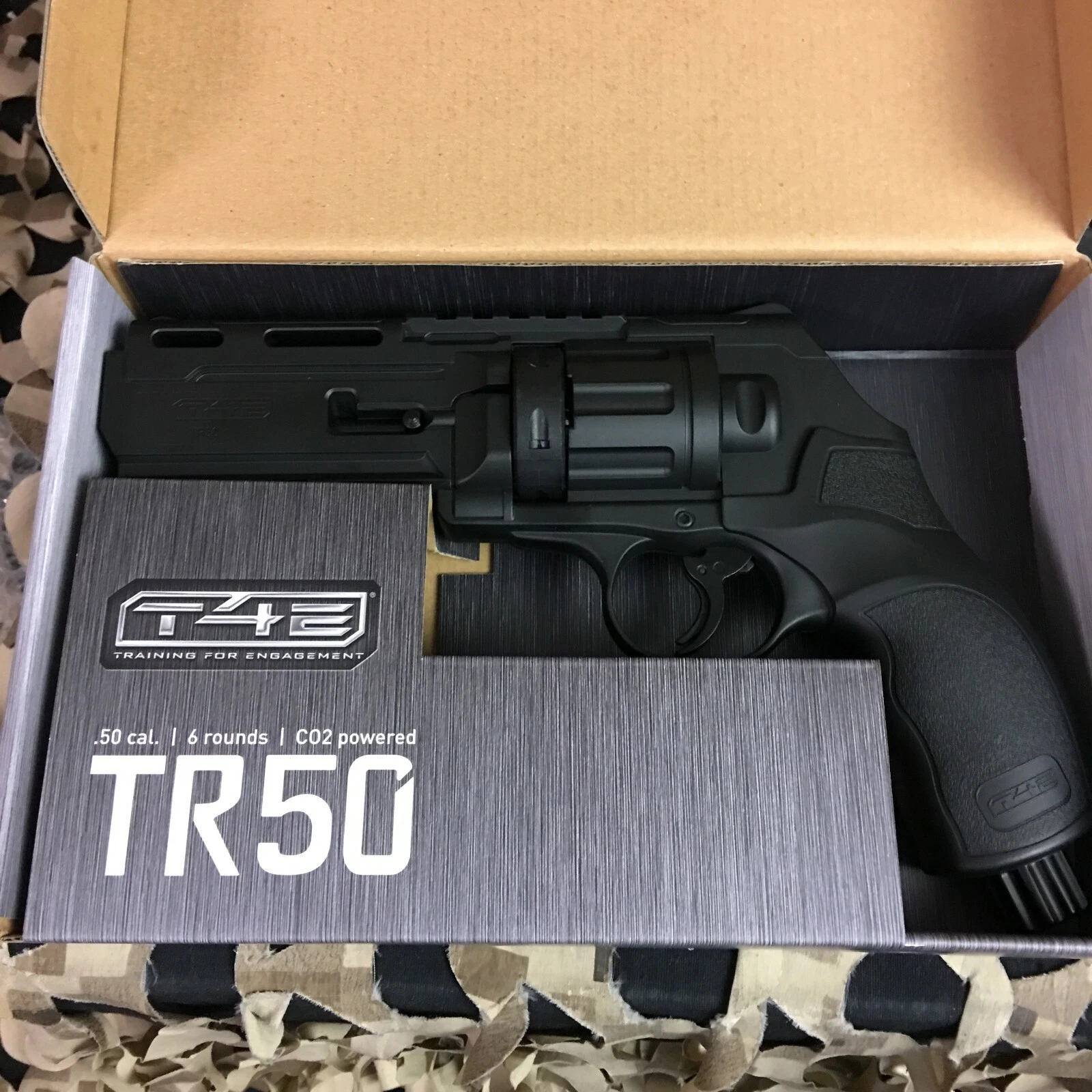 T4E TR 50 - .50 CAL PAINTBALL PISTOL REVOLVER-TOY