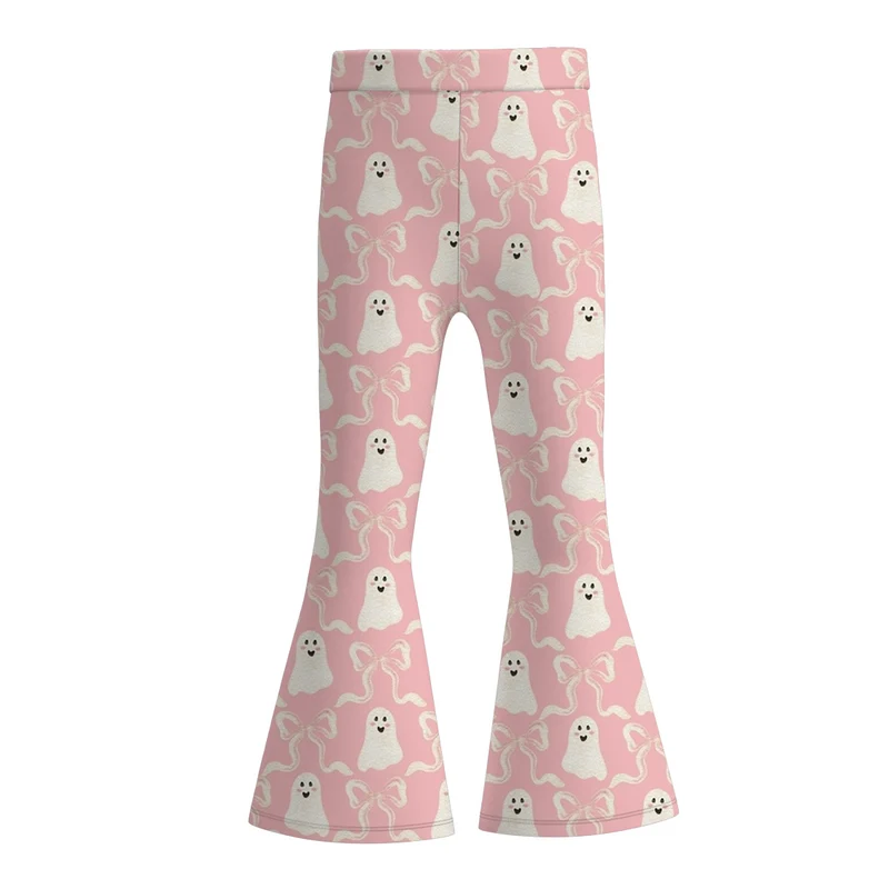 Girls' Halloween Eight-Print Flare Bell Pants
