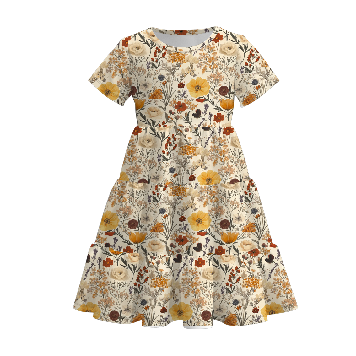 Family Halloween Floral Print Dress, Set & Romper