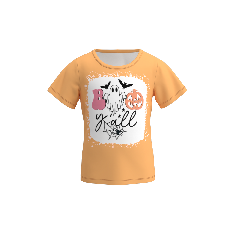 Girls' Halloween Graphic Short-Sleeve Top