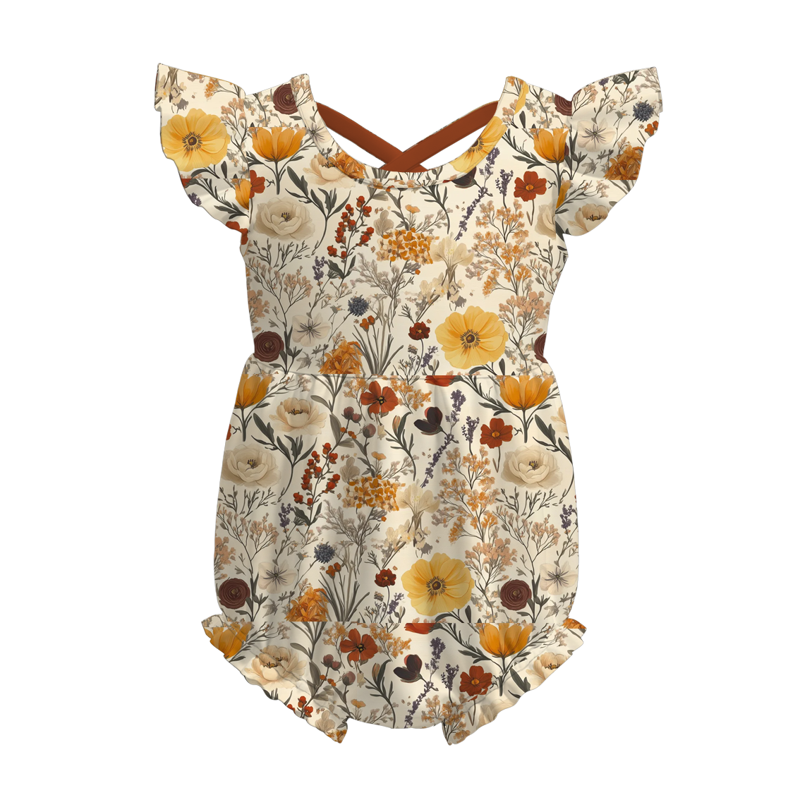 Family Halloween Floral Print Dress, Set & Romper