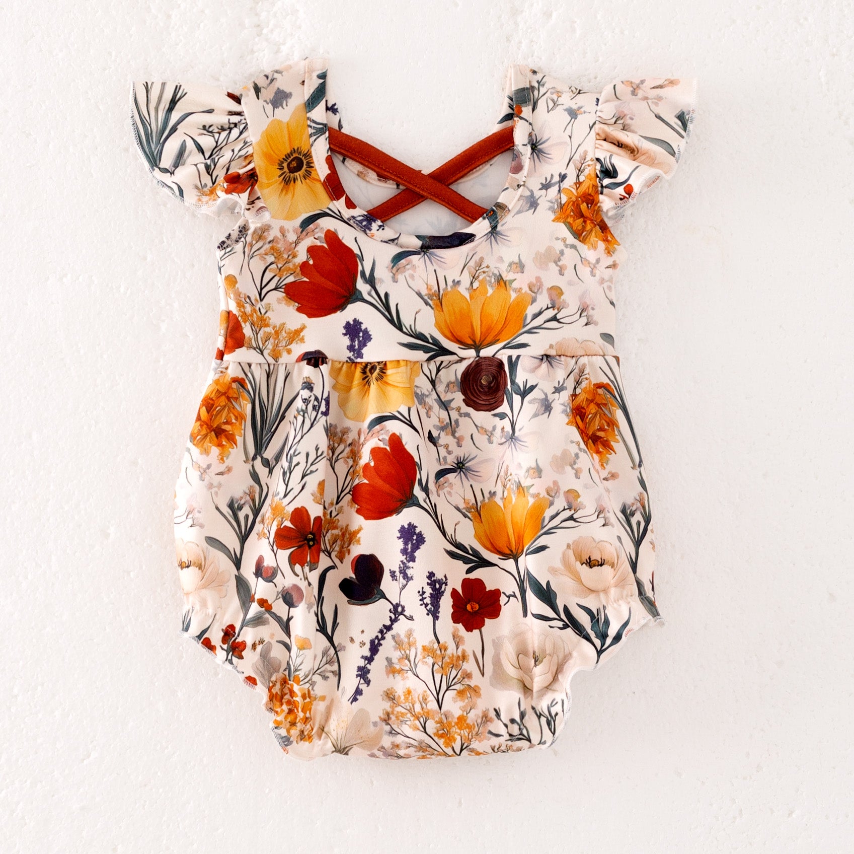 Family Halloween Floral Print Dress, Set & Romper