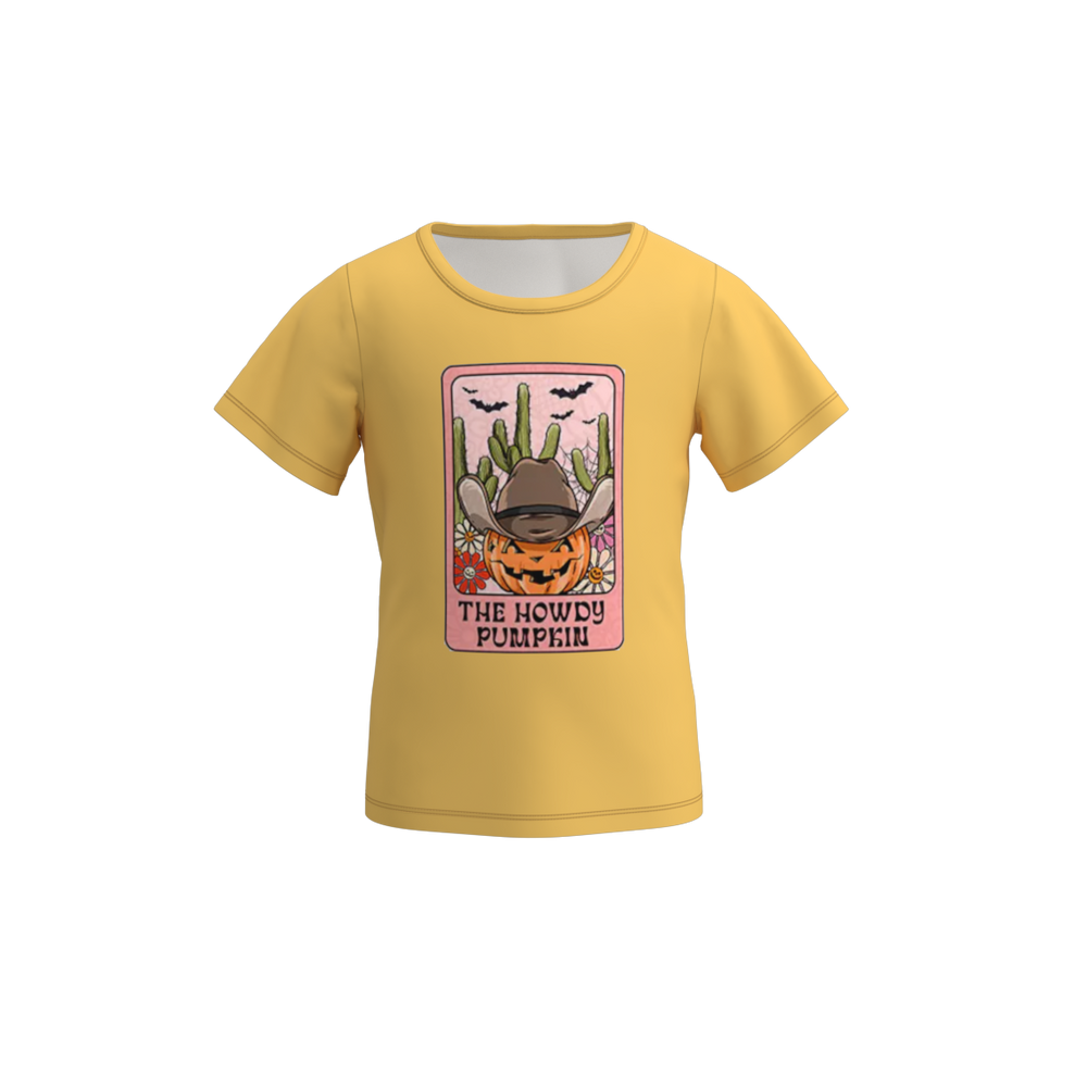 Girls' Halloween Graphic Short-Sleeve Top