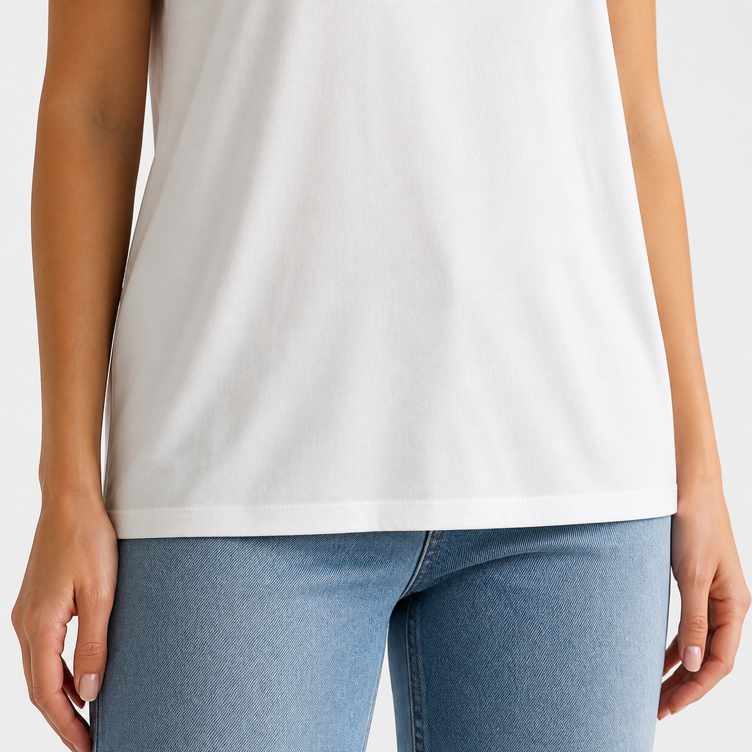 Women's Relaxed Crew Neck T-Shirts - 8 Pack