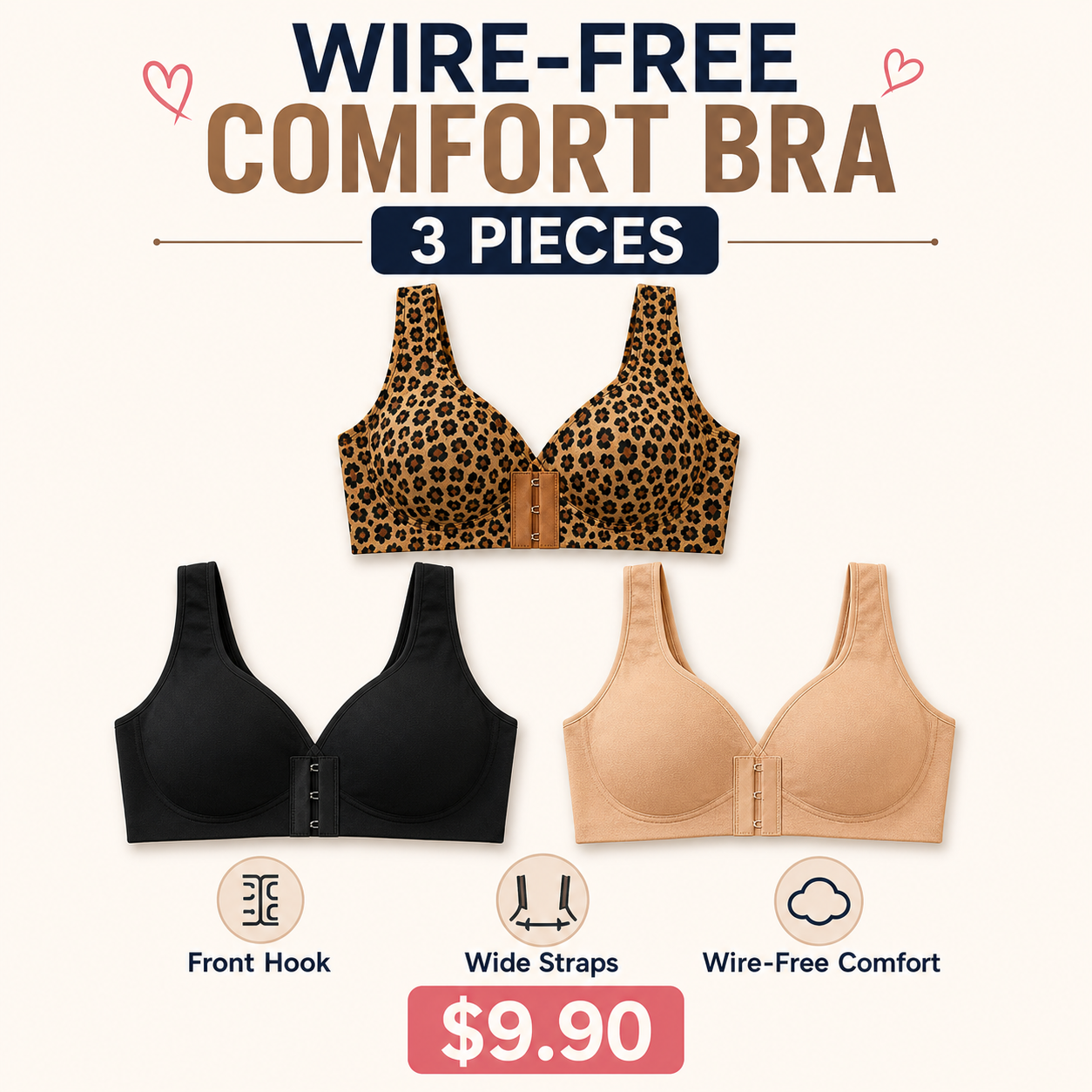 Wire-Free Lift & Comfort Bra