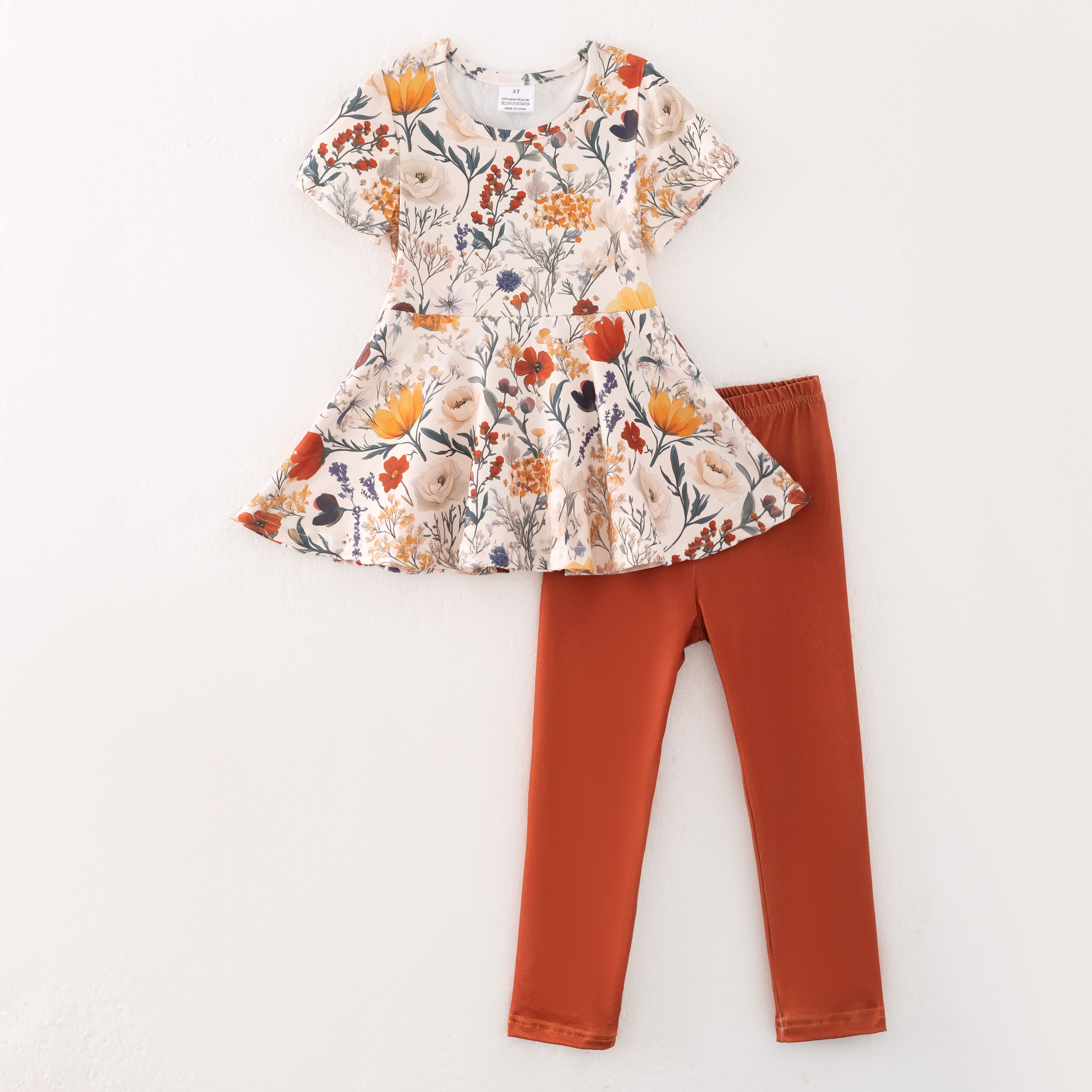 Family Halloween Floral Print Dress, Set & Romper