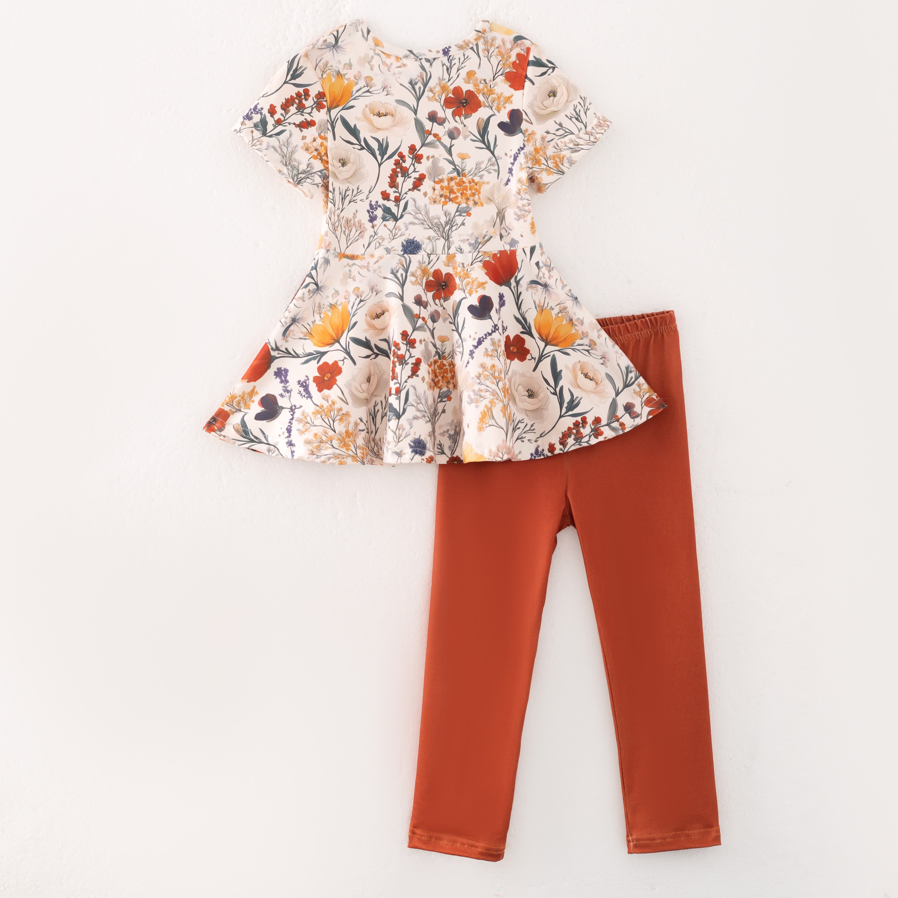 Family Halloween Floral Print Dress, Set & Romper