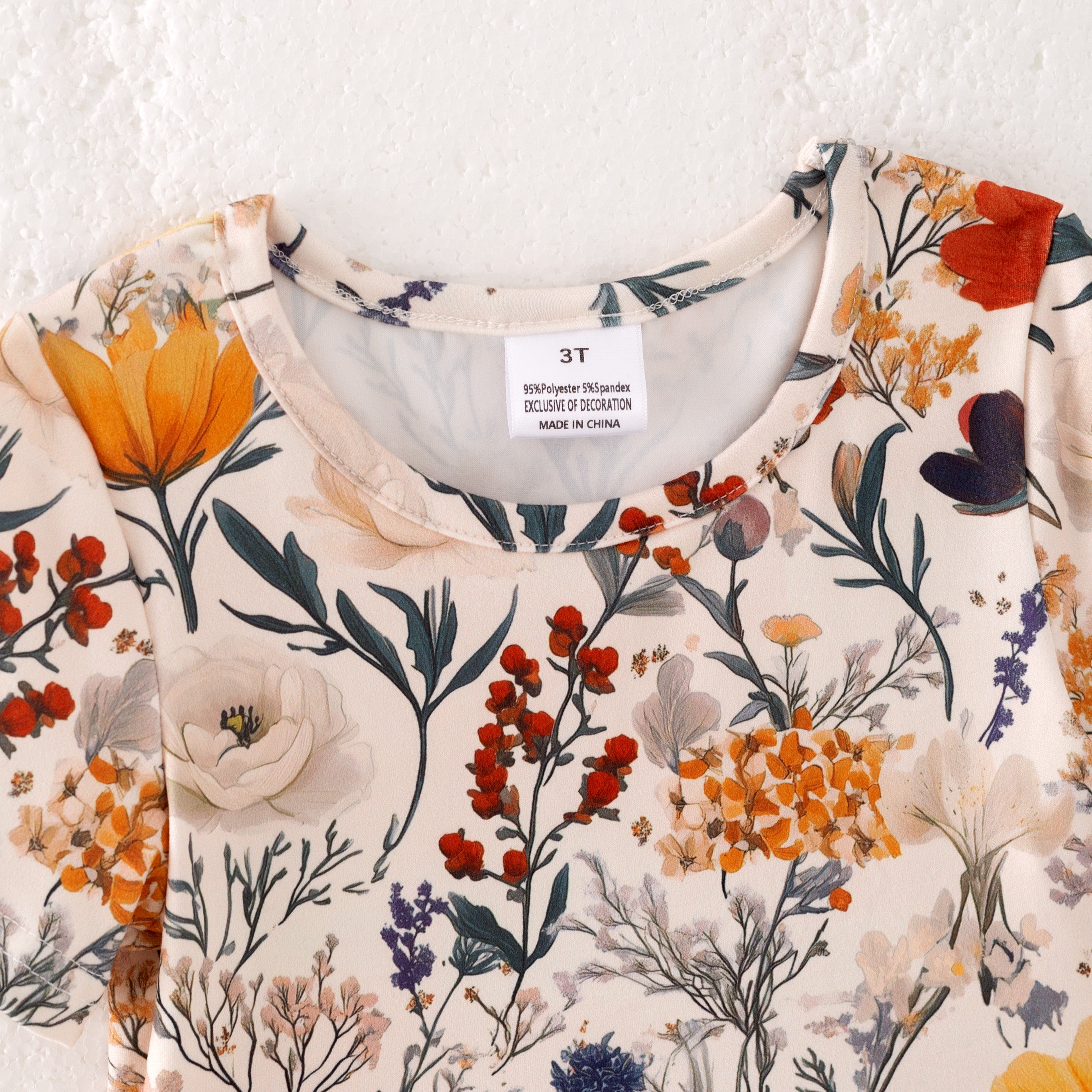 Family Halloween Floral Print Dress, Set & Romper