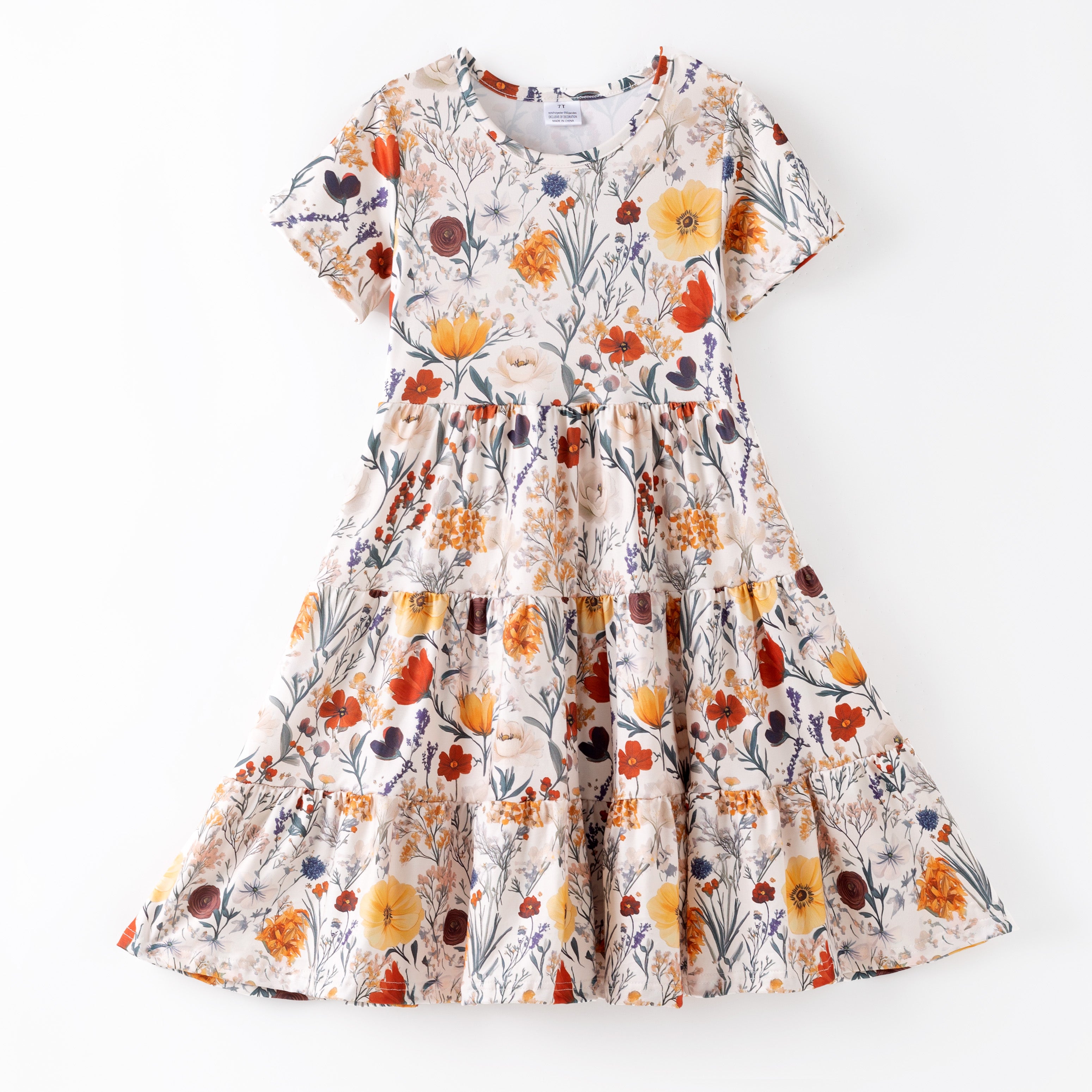 Family Halloween Floral Print Dress, Set & Romper