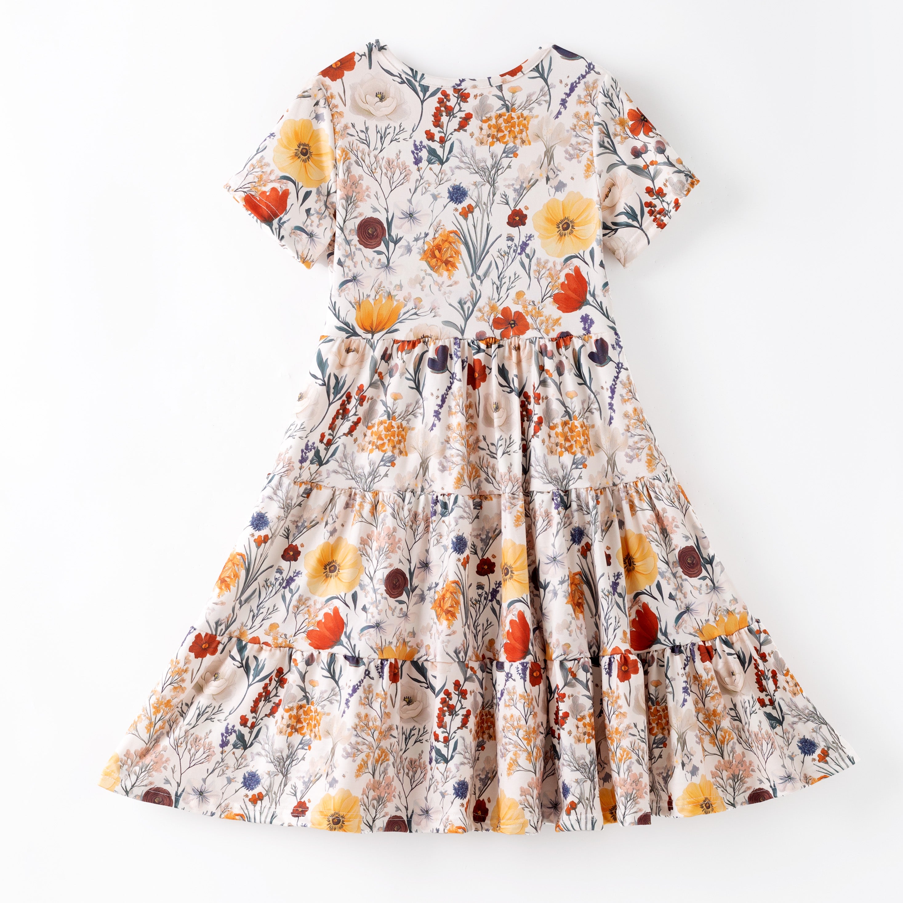 Family Halloween Floral Print Dress, Set & Romper