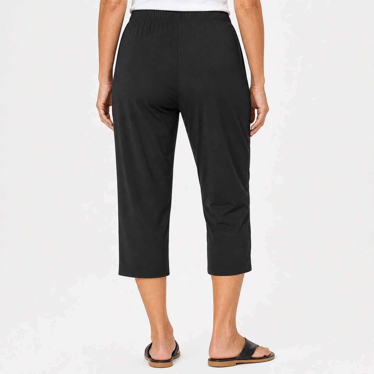 Women's Cropped Capri Travel Pants - 8 Pack