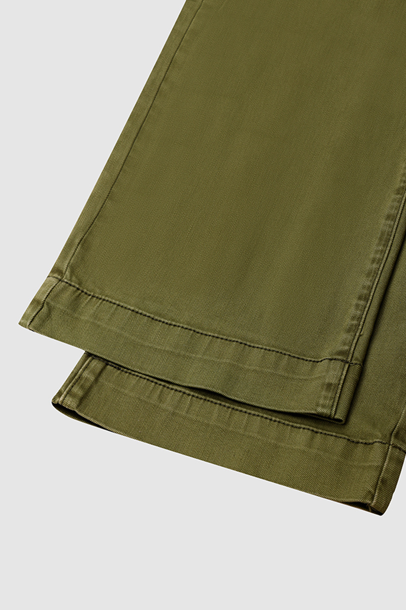 ⚡Last stock⚡- Double Button Mid Waist Straight Leg Pants (2/2)
