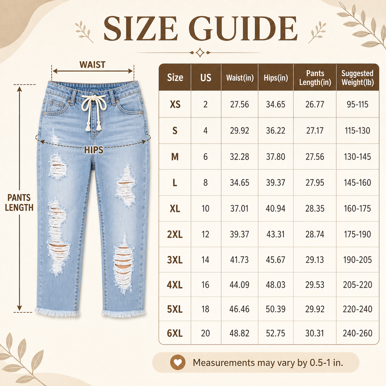 Women Distressed Drawstring Capri Jeans