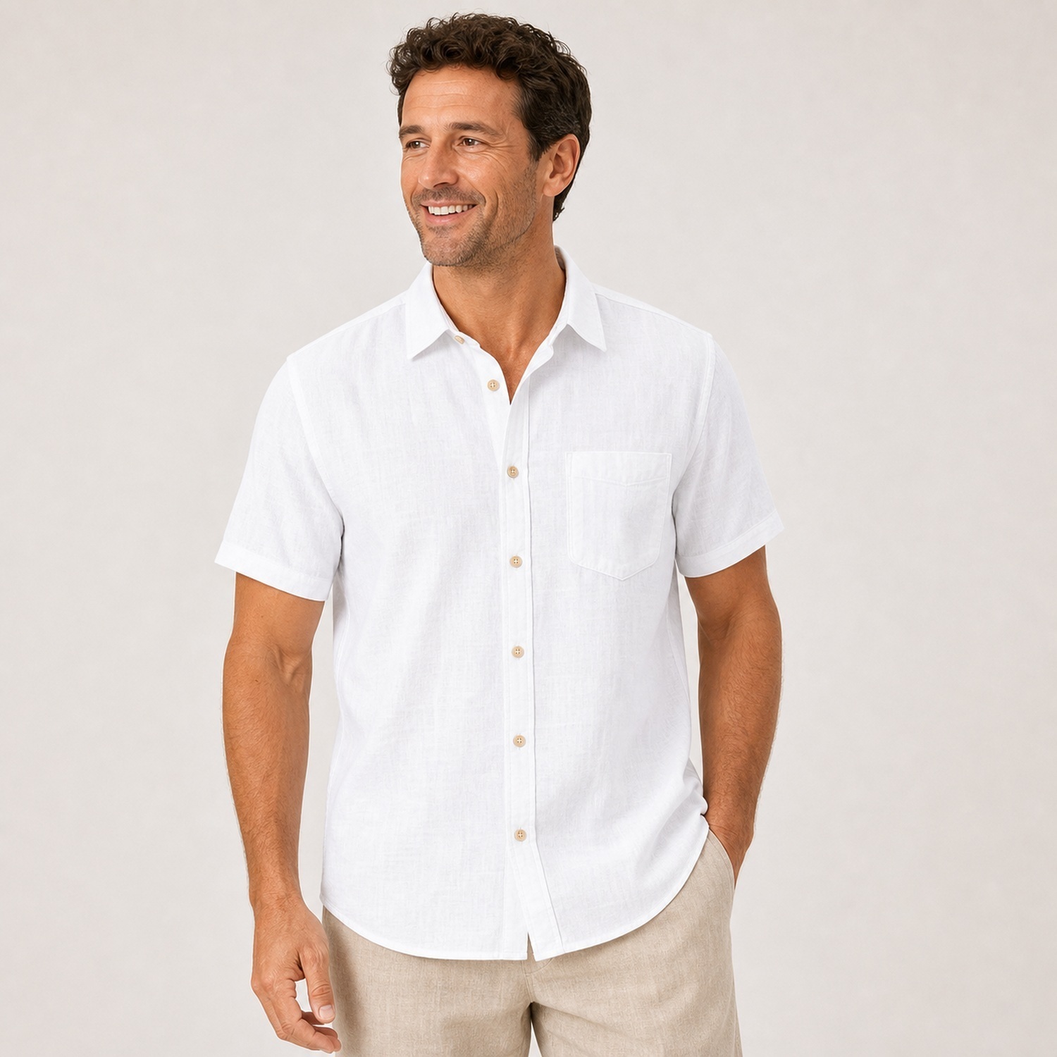 Men's Weekend Breezy Camp Shirts - 8 Pack