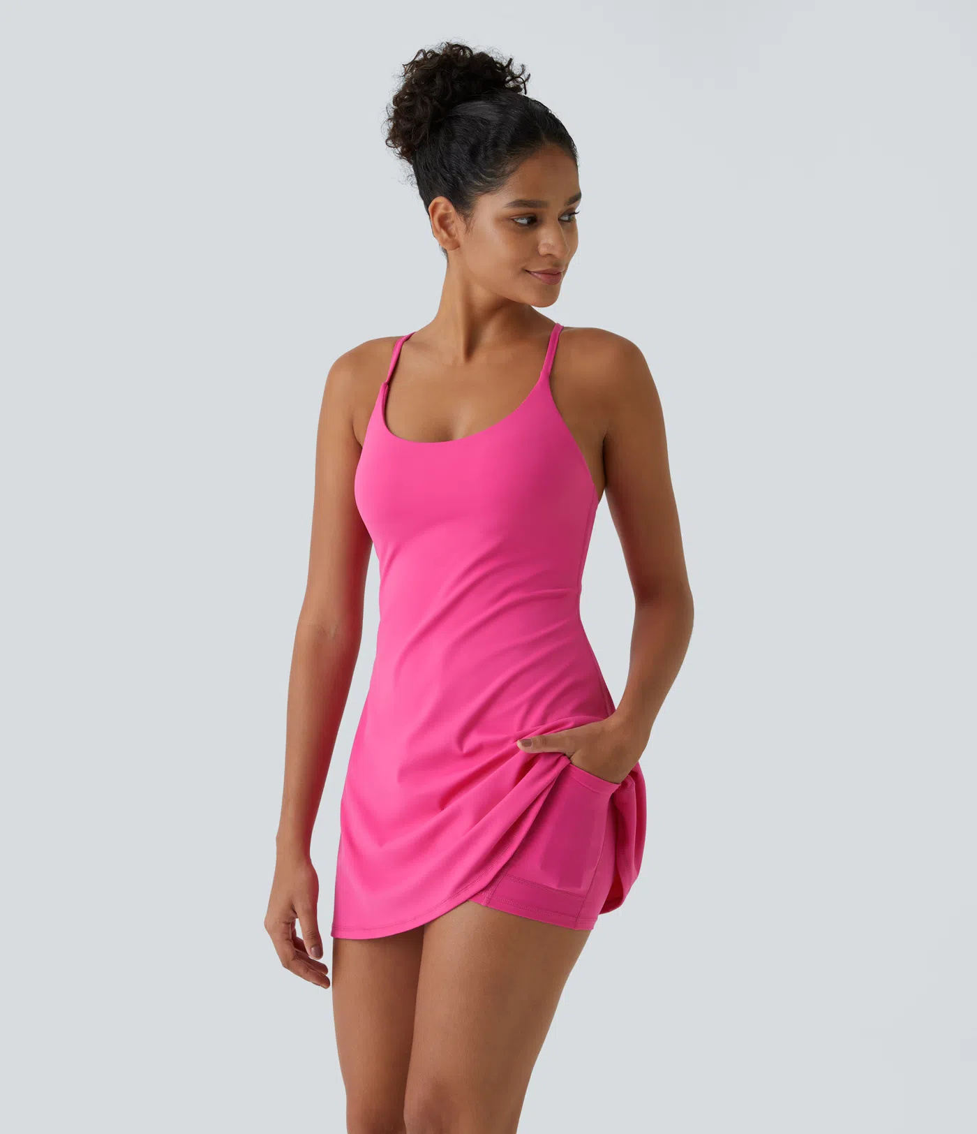 🔥Flash Sale Softlyzero Plush Backless Active Dress-Easy Peezy