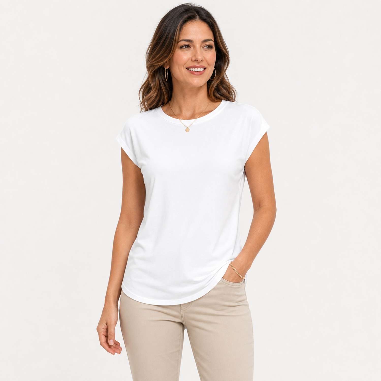 Women's Cooling Cap Sleeve Everyday Tops - 8 Pack