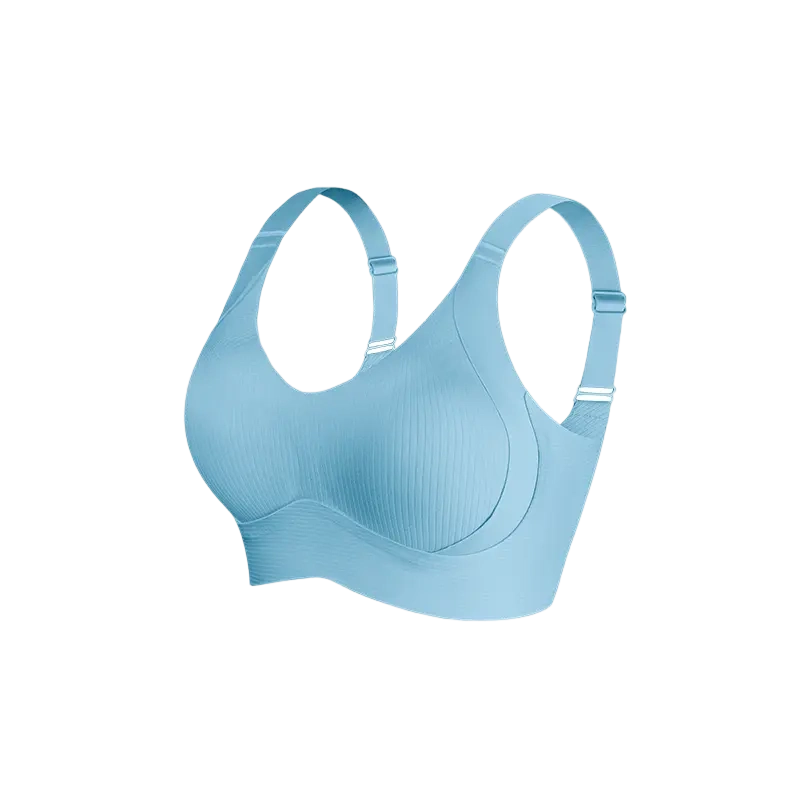 Women's Solid Wireless Bra, ComfortableBreathable Push Up Bra