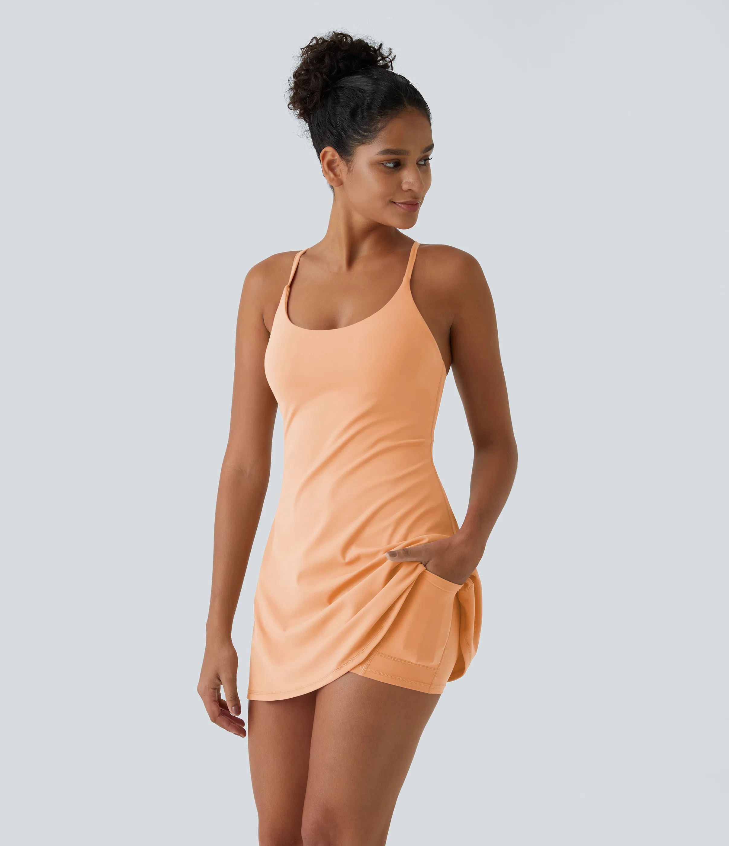 🔥Flash Sale Softlyzero Plush Backless Active Dress-Easy Peezy