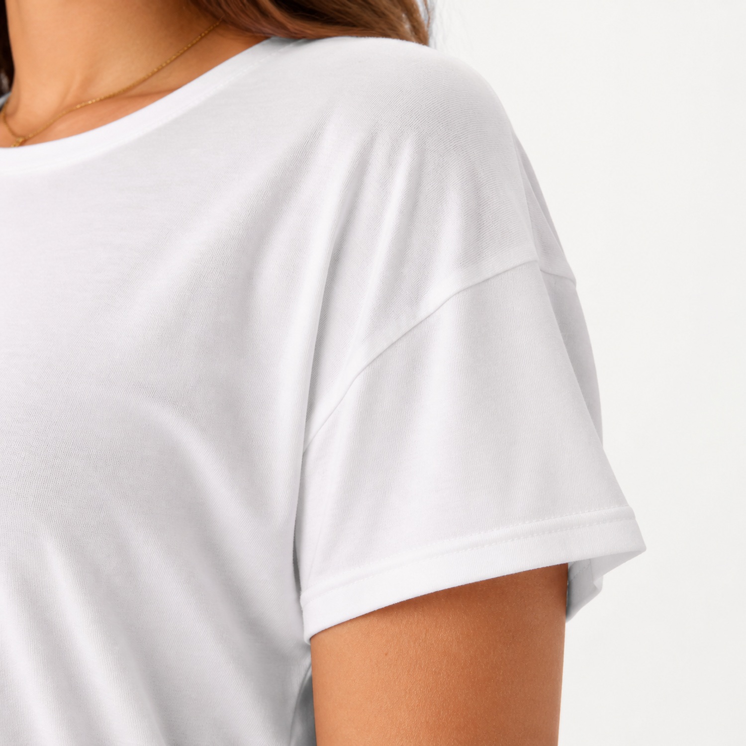 Women's Relaxed Crew Neck T-Shirts - 8 Pack