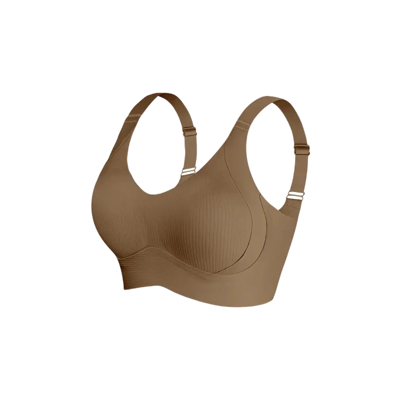 Women's Solid Wireless Bra, ComfortableBreathable Push Up Bra