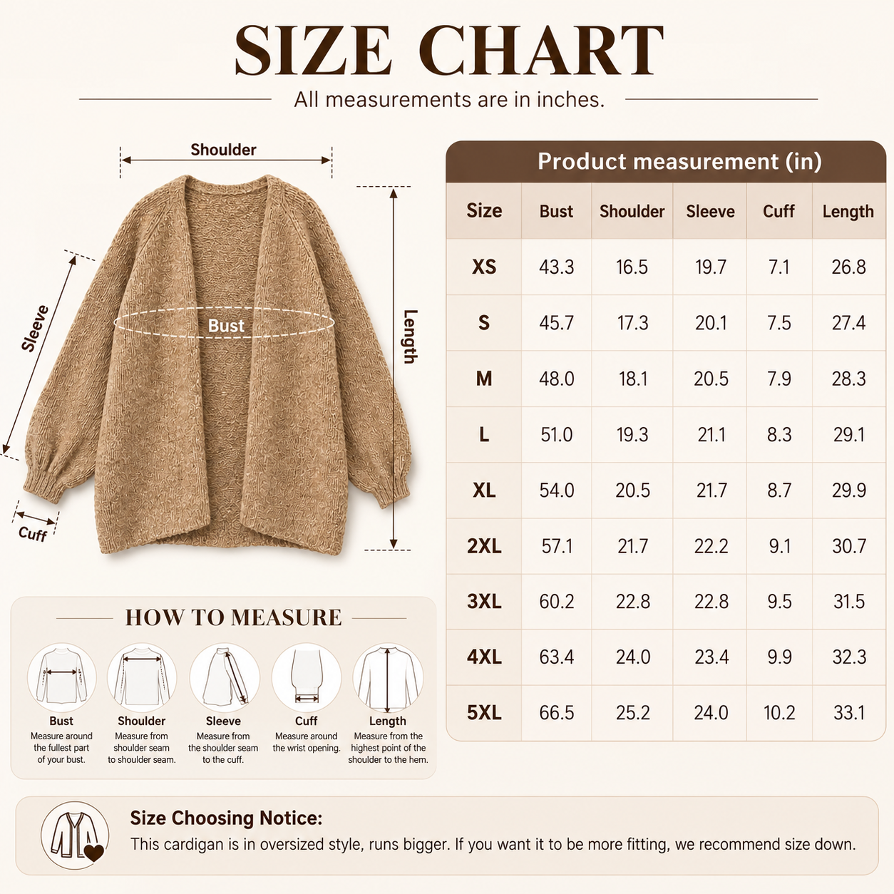 Women's Oversized Fuzzy Knit Cardigan