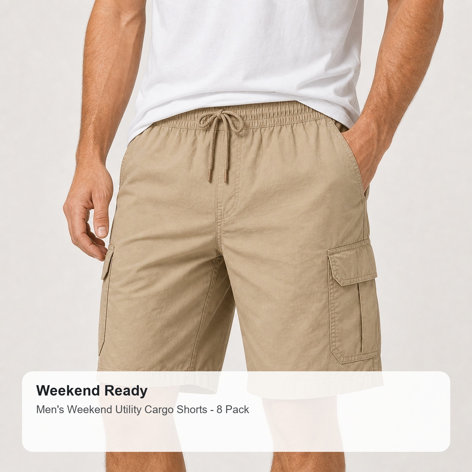 Men's Weekend Utility Shorts - 8 Pack