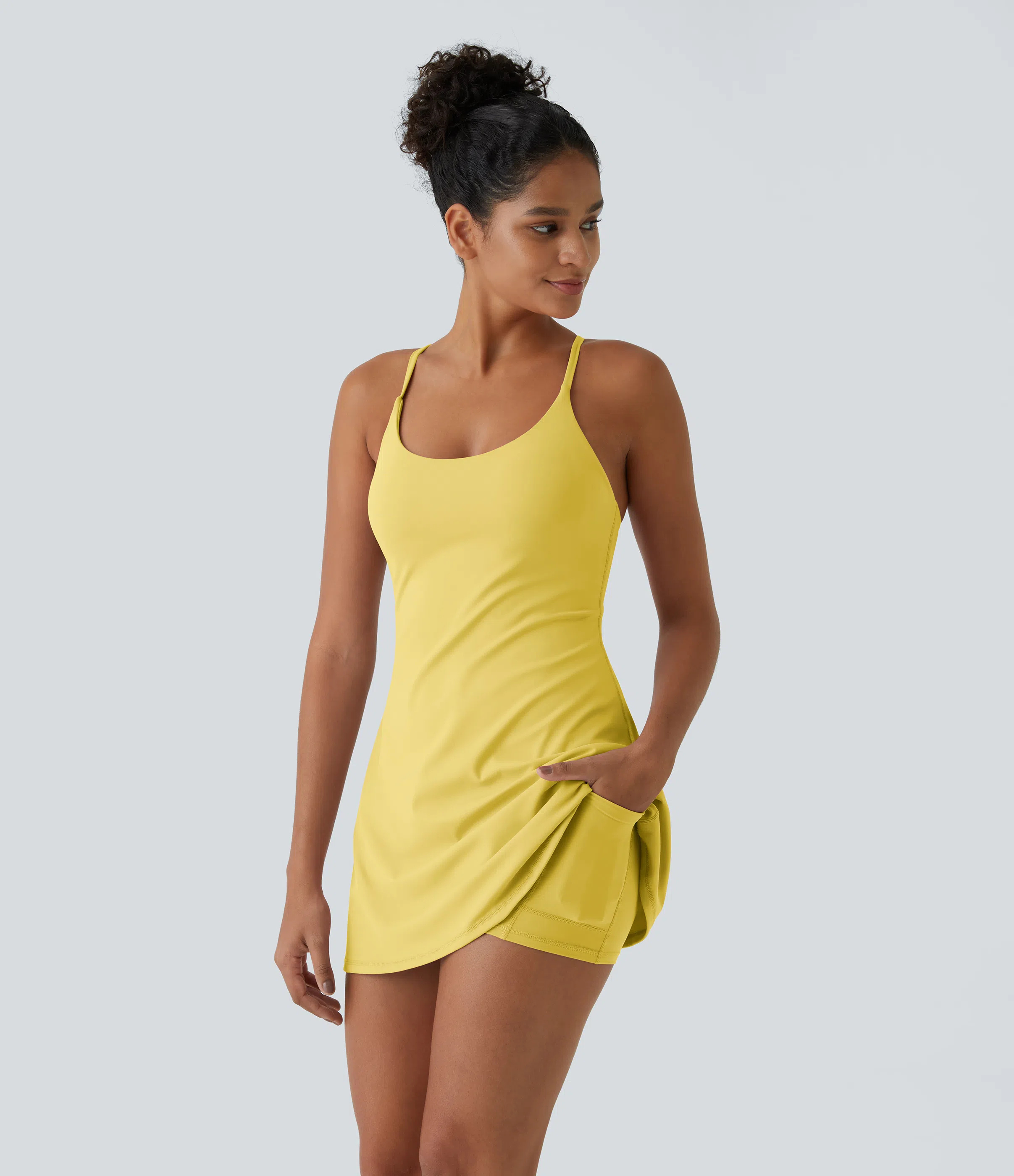 🔥Flash Sale Softlyzero Plush Backless Active Dress-Easy Peezy