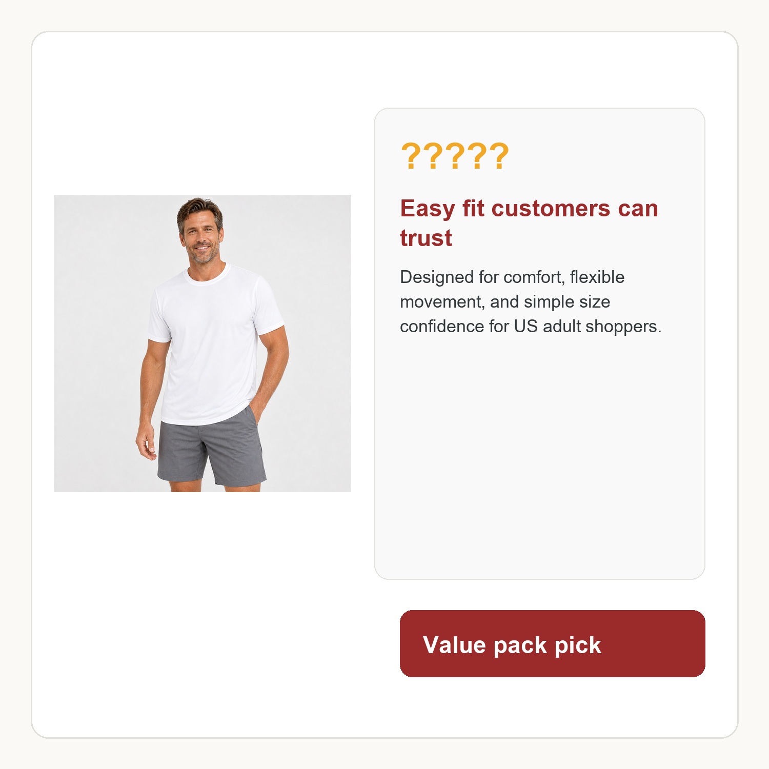 Men's Cool-Dry Weekend T-Shirts - 8 Pack