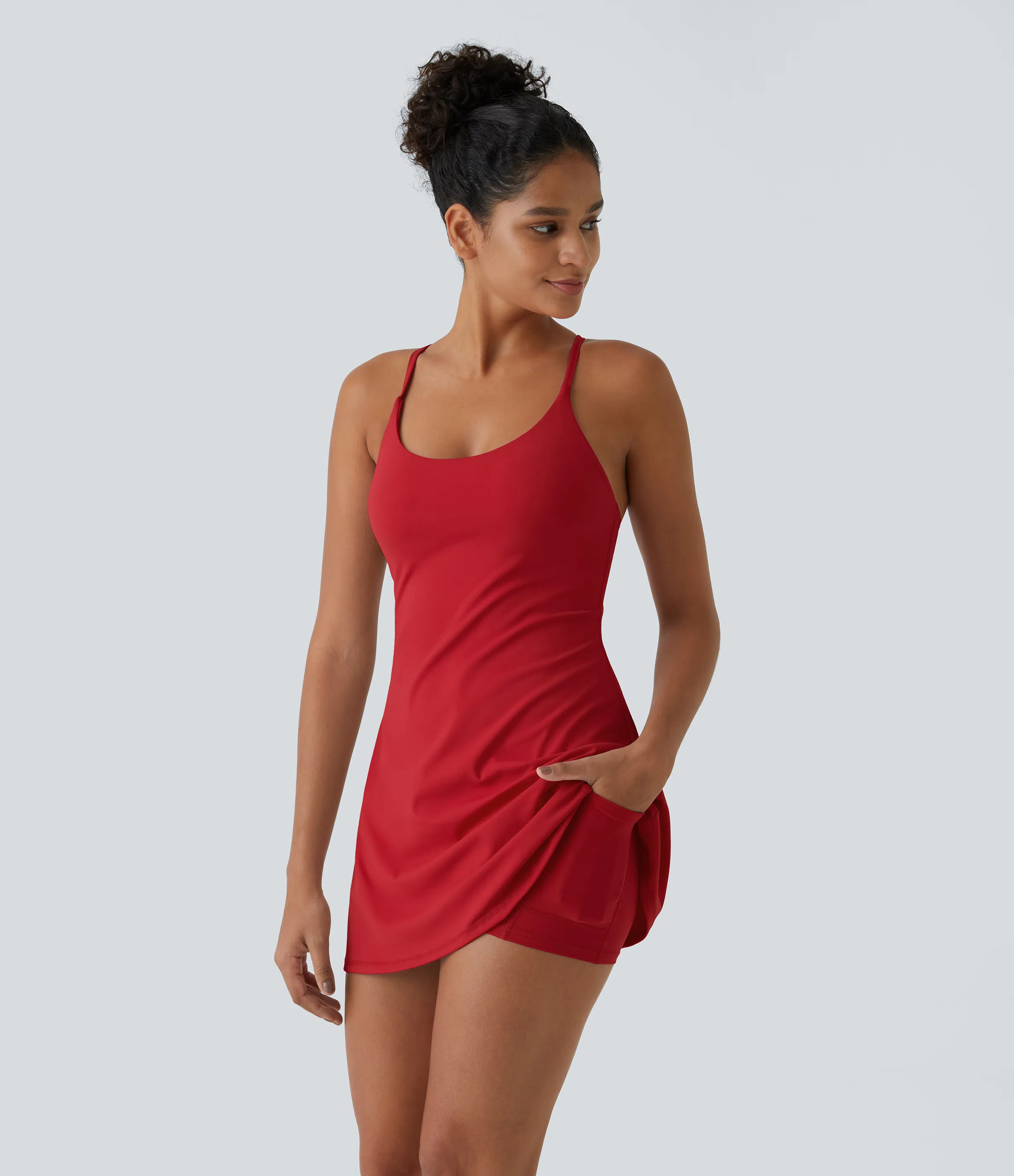 🔥Flash Sale Softlyzero Plush Backless Active Dress-Easy Peezy
