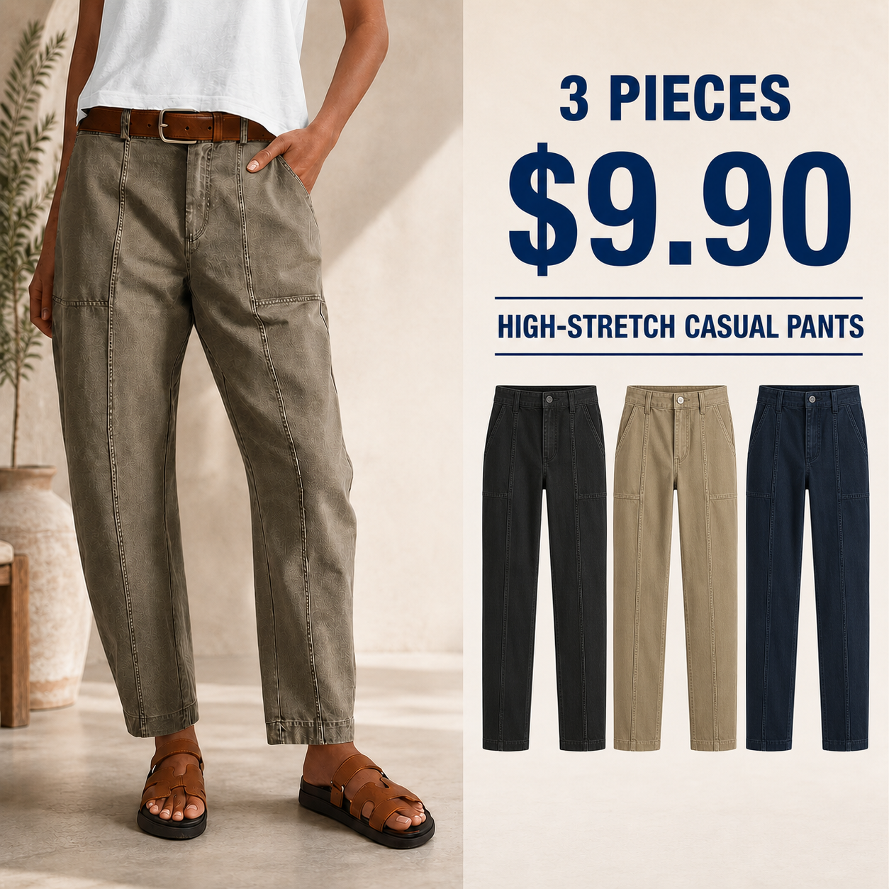 Women’s High Stretch Casual Pants