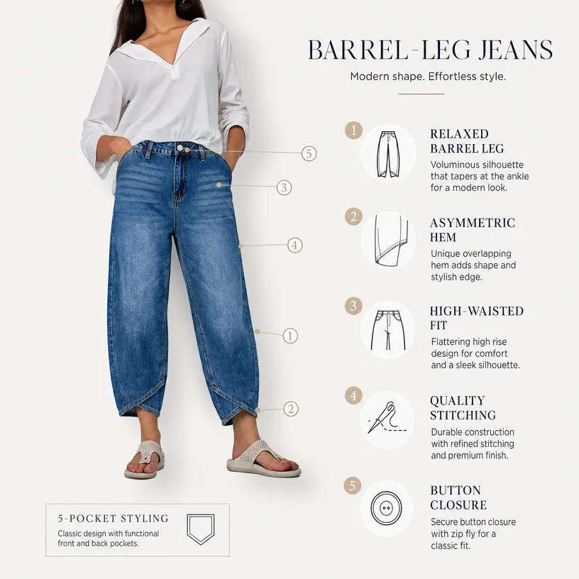 🔥Wash Tulip Hem High Rise Straight Leg Crop Jeans