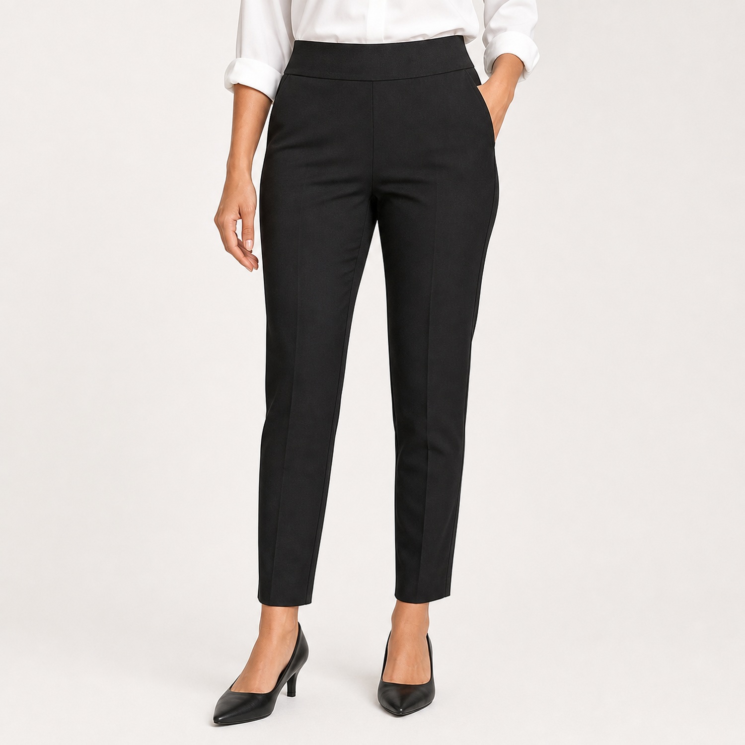 Women's Pull-On Work Pants - 8 Pack