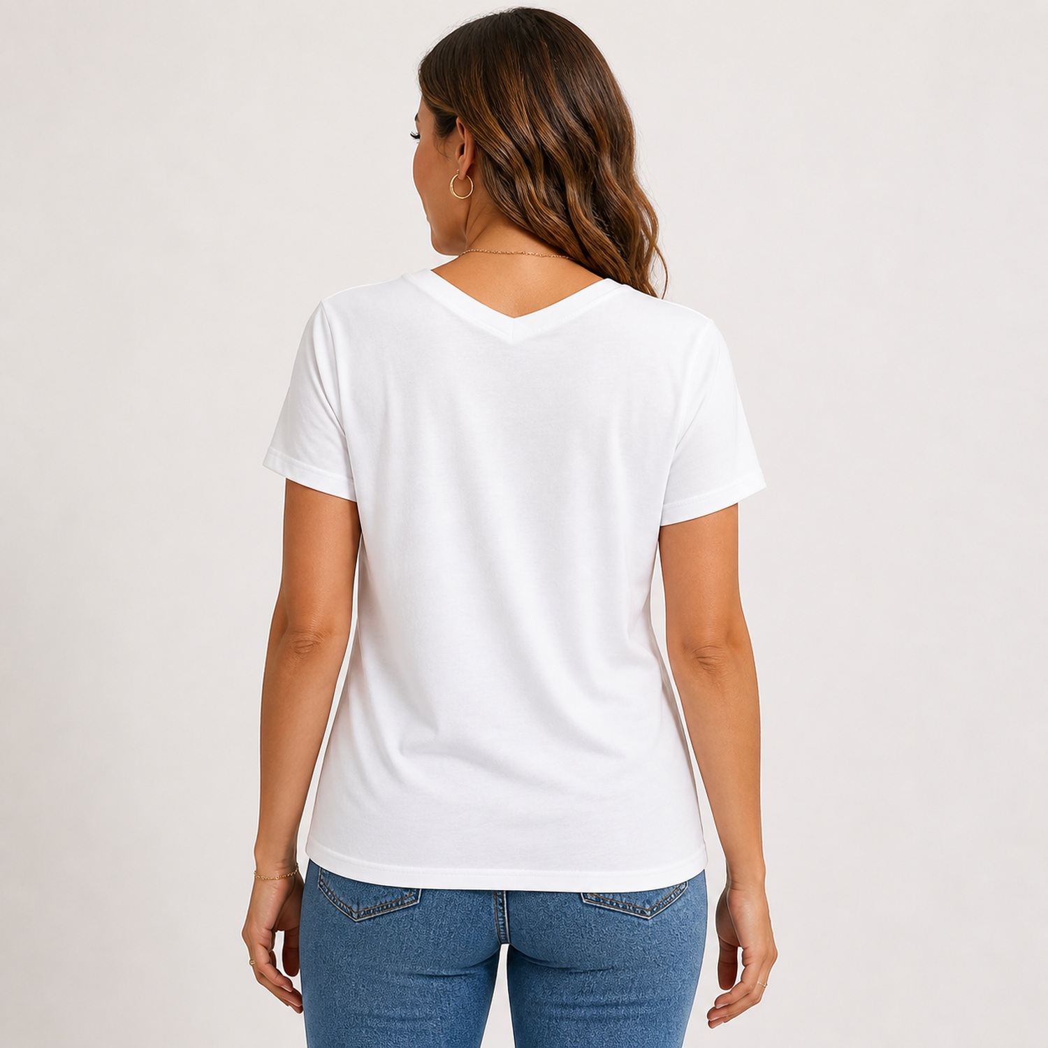 Women's V-Neck Everyday T-Shirts - 8 Pack