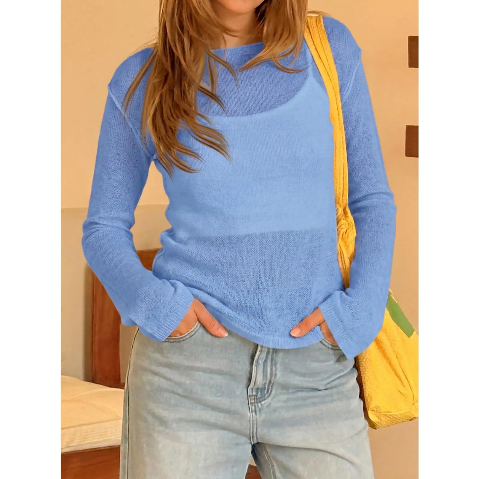 Womens Boat Neck Shirts Long Sleeve