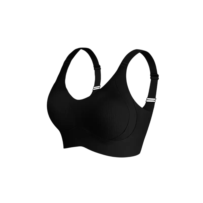 Women's Solid Wireless Bra, ComfortableBreathable Push Up Bra