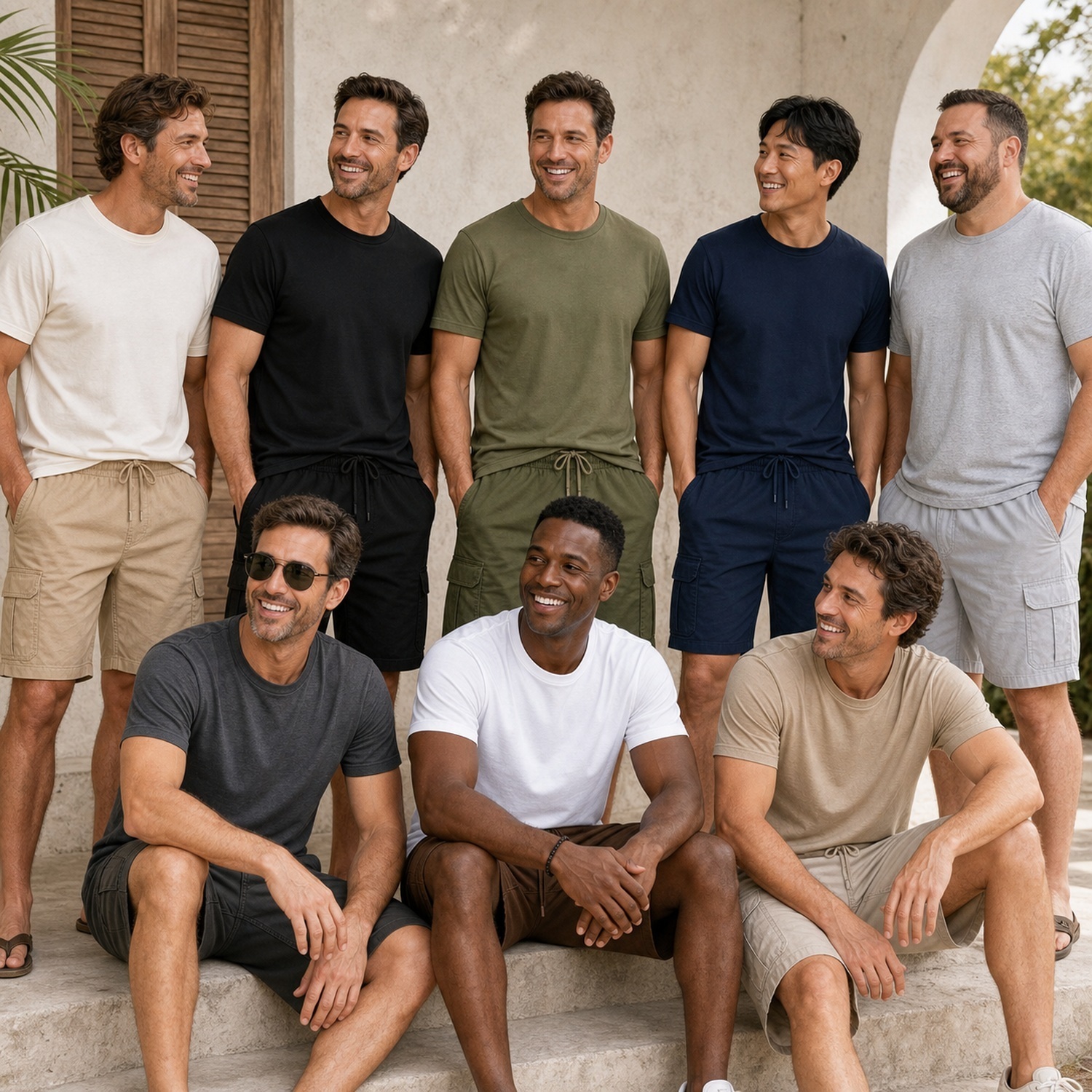 Men's Weekend Utility Shorts - 8 Pack