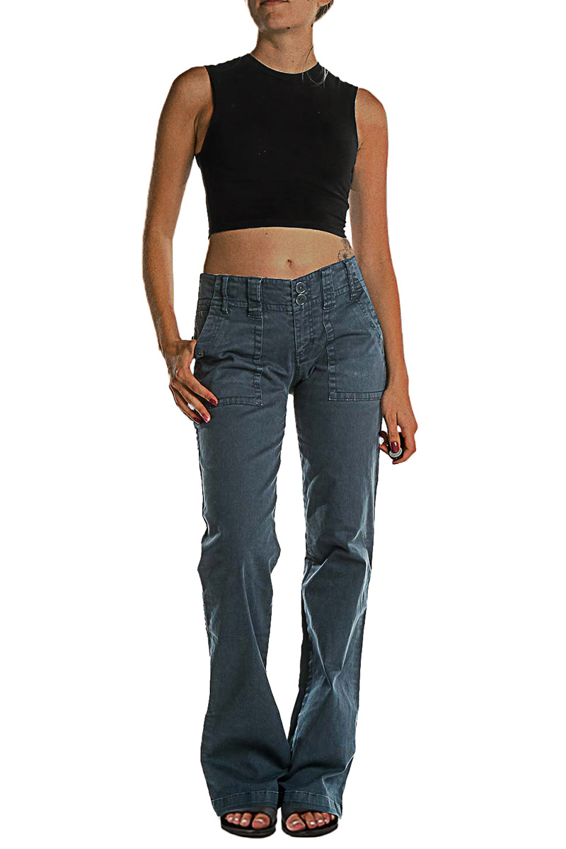 ⚡Last stock⚡- Double Button Mid Waist Straight Leg Pants (1/2)