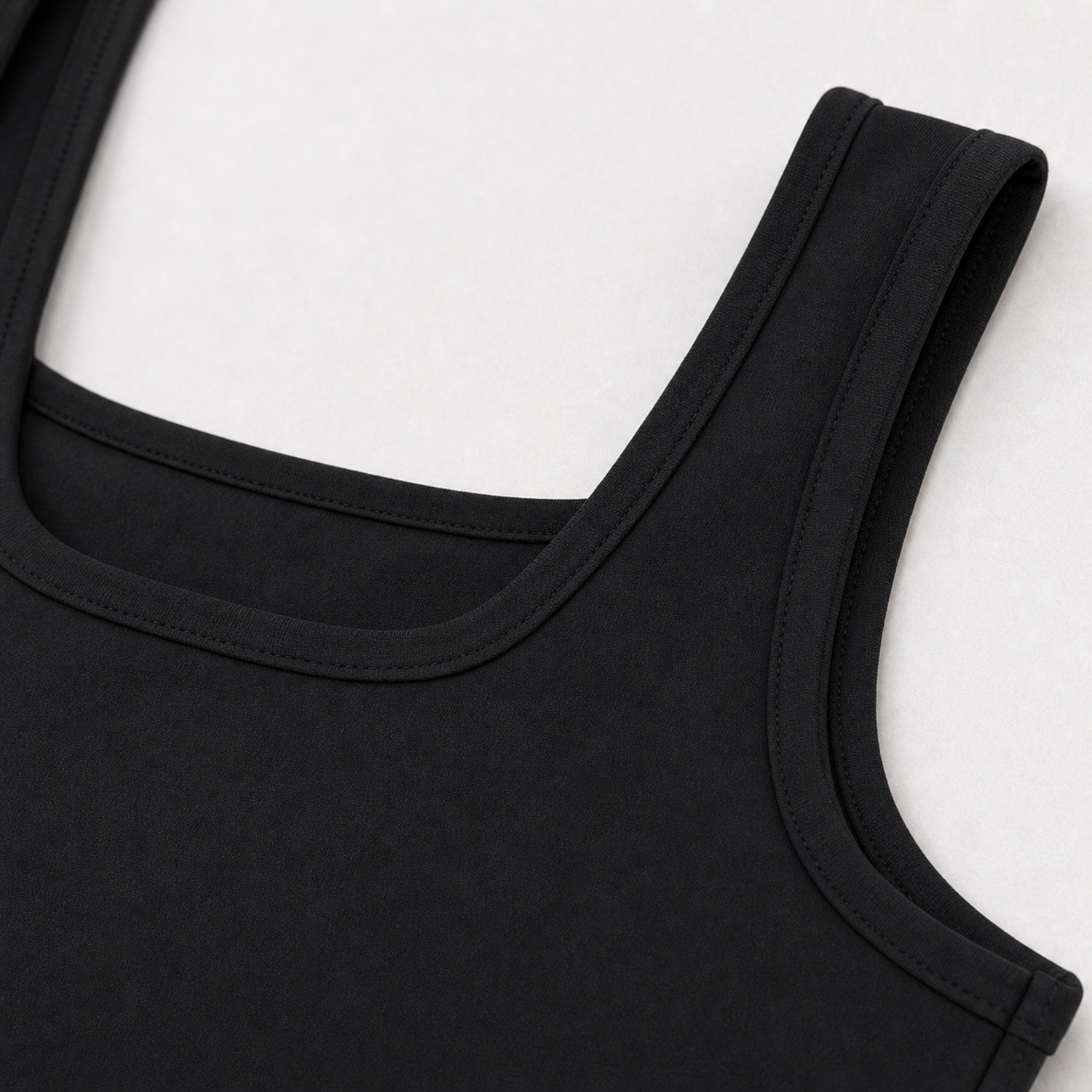 Women's Square Neck Double-Layer Tanks - 8 Pack