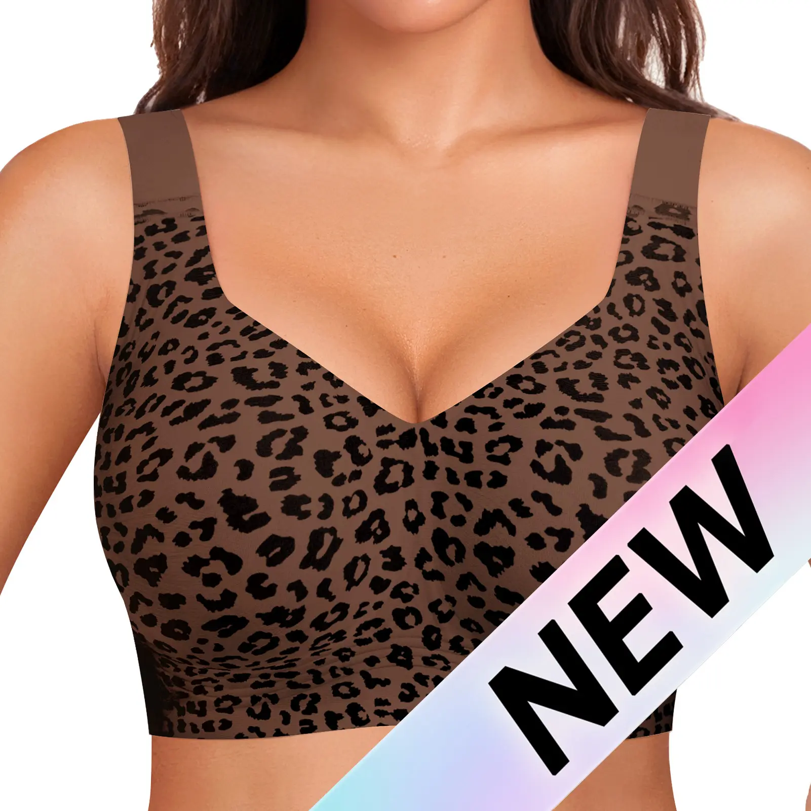 🔥Women Jelly Bras Wirefree Full Coverage No Underwire Everyday Bras Comfortable Wireless Padded
