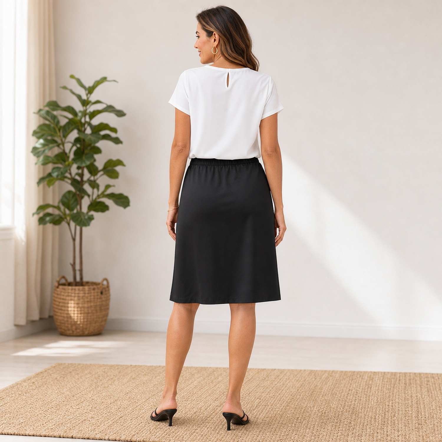 Women's Summer Pull-On Slip Skirts - 8 Pack