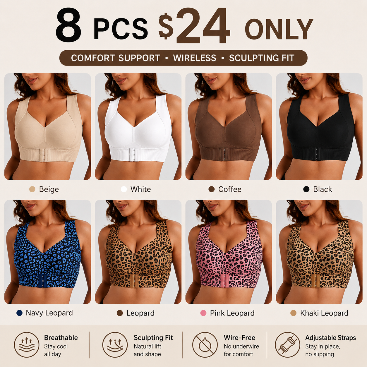 Wire-Free Lift & Comfort Bra