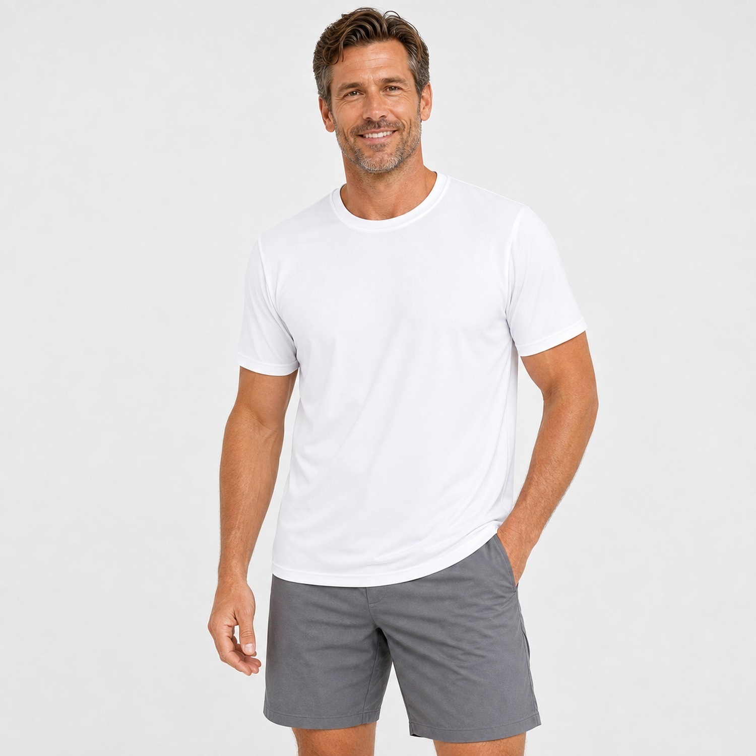 Men's Cool-Dry Weekend T-Shirts - 8 Pack