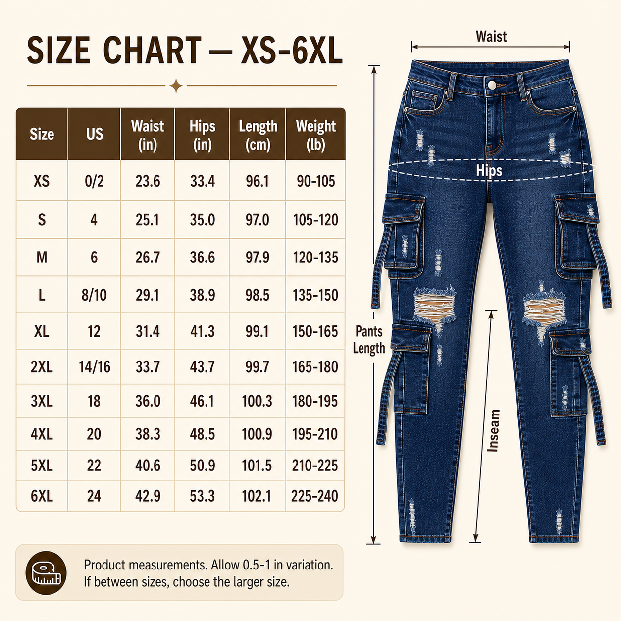 Women Cropped Slim Cargo Jeans