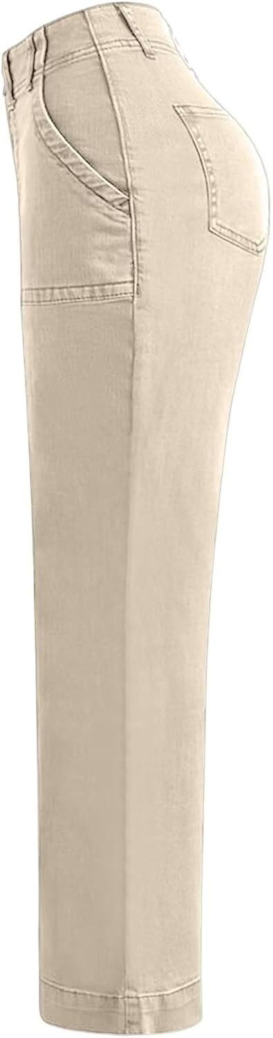 ⚡Last stock⚡- Double Button Mid Waist Straight Leg Pants (1/2)