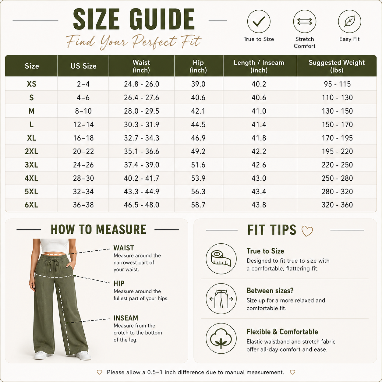 Women's Wide Leg Casual Pants Trouser