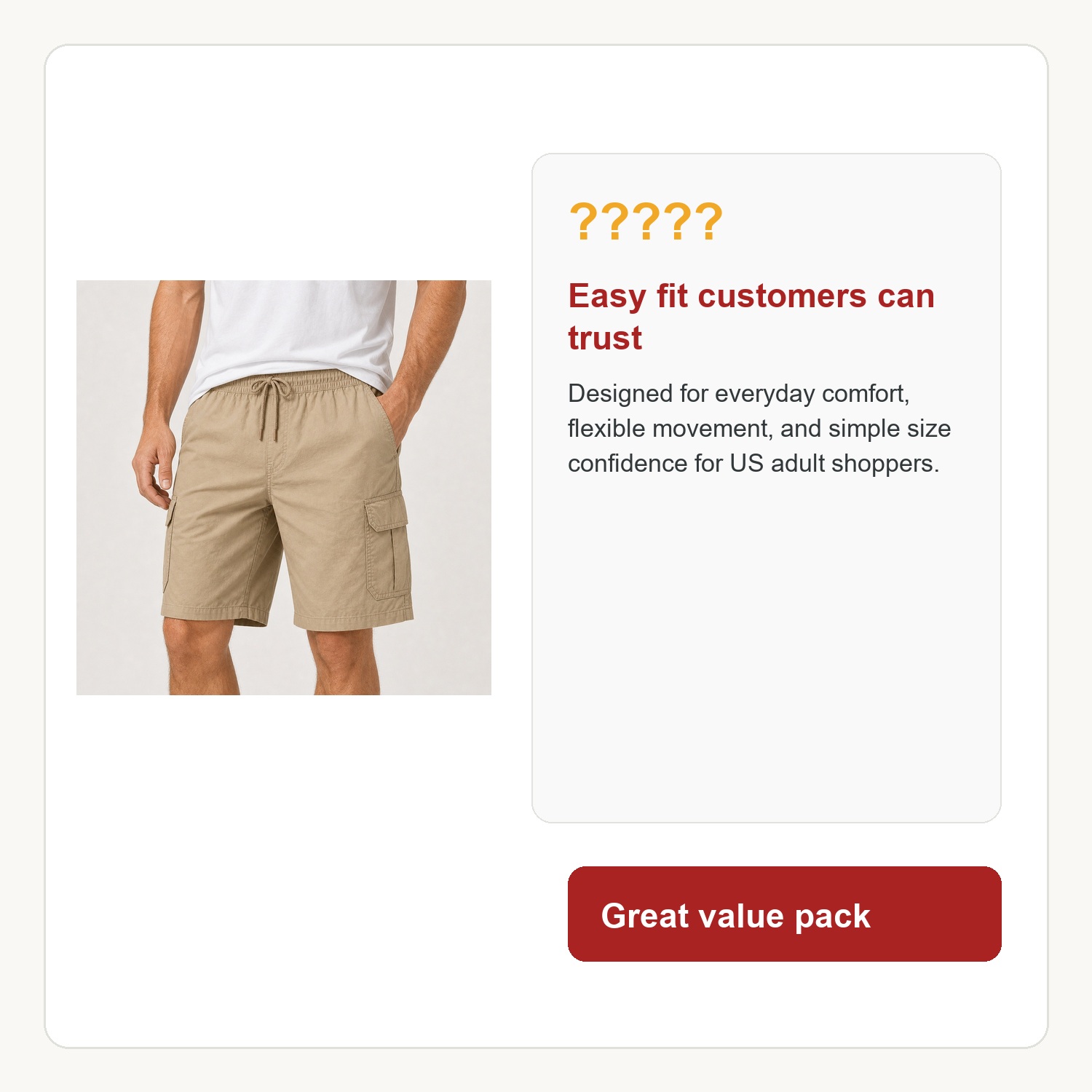 Men's Weekend Utility Shorts - 8 Pack