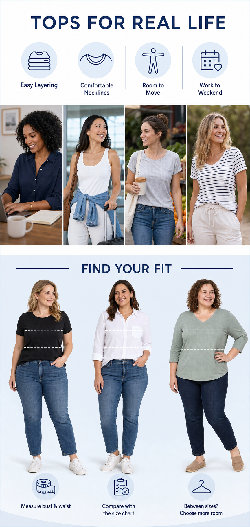 Women's Square Neck Double-Layer Tanks - 8 Pack