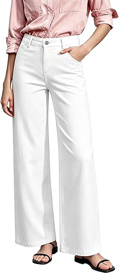 Women's-Mid-Low-Rise-Wide-Leg-Stretch-Jeans---Relaxed-Fit