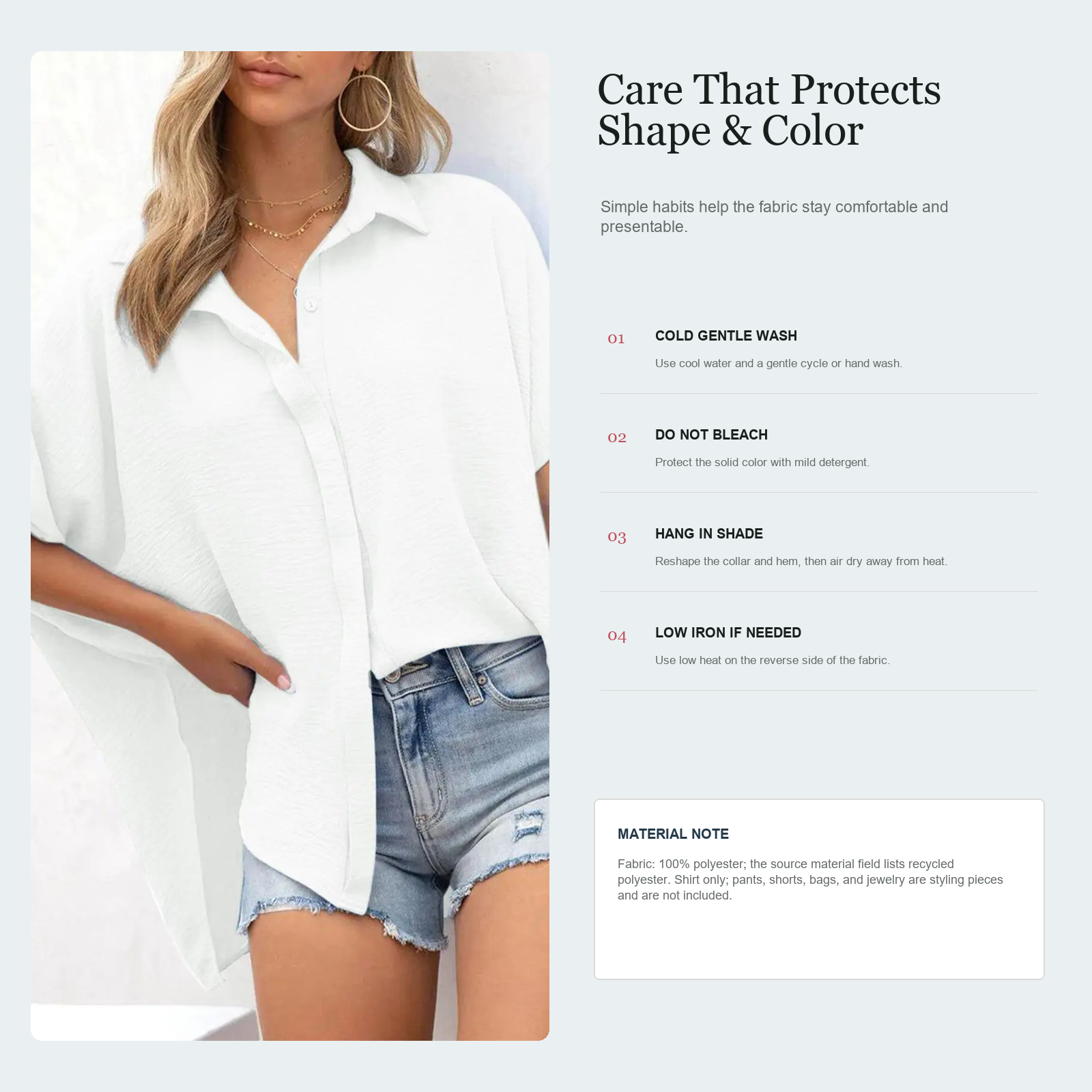 Product care guide