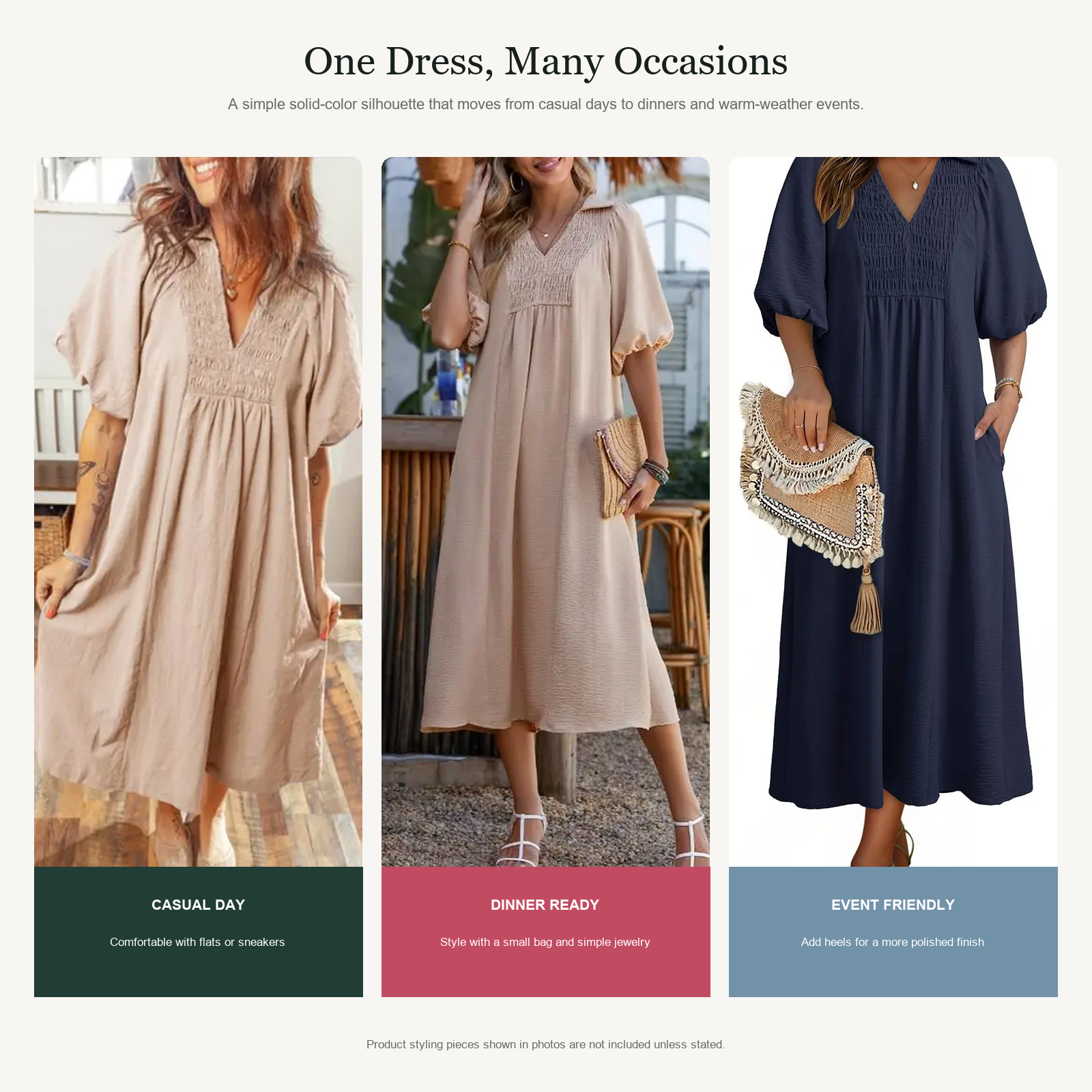 One Dress, Many Occasions